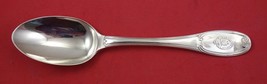 George Adams English Sterling Silver Dinner Spoon engraved crest London 8 1/2&quot; - £126.51 GBP