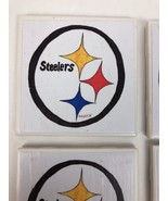 Very Rare Fast ShipPittsburgh Steelers NFL Folk Art Ceramic - Set of 4 C... - £10.39 GBP