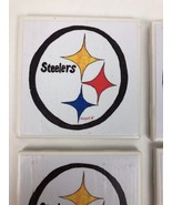 Very Rare Fast ShipPittsburgh Steelers NFL Folk Art Ceramic - Set of 4 C... - $18.09 CAD