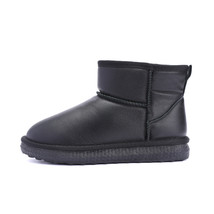 Brand Design Waterproof Snow Boots 90% Geniune Leather Ankle Shoes Warm Plush La - £83.72 GBP