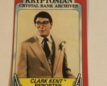 Superman II 2 Trading Card #3 Christopher Reeve - £1.57 GBP