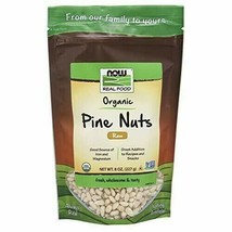NOW Foods, Certified Organic Pine Nuts, Raw and Non-GMO, Good Source of Prote... - $22.47