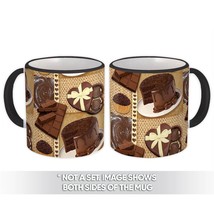 Chocolate Pattern : Gift Mug Cake Sweets Cupcake Valentine Straw Candy Diy Heart - £12.68 GBP