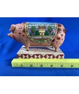 Jim Shore 2003 Enesco Heartwood Creek Country Heritage Pig Figurine - £18.30 GBP