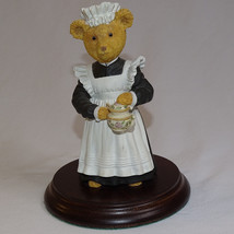 Upstairs Downstairs Bears Dept 56 Flora Mardle The Parlour Maid Bear Figurine  - £9.19 GBP