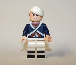 American Revolutionary War D Officer white wig Building Minifigure Bricks US - $9.33