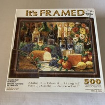 It&#39;s Framed 500 Pc Jigsaw Puzzle Tuscan Table Frame is part of puzzle Unopened - £63.53 GBP