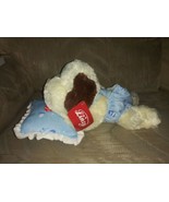 Linzy Dog Plush W Pillow Sound Snores Tested &amp; Works NWT 15&quot; Puppy W Out... - £23.29 GBP