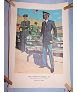 Military War Print The American Soldier, 1960-Armor Sergeant, Transporta... - $9.50