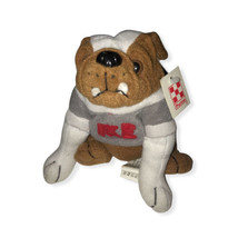 Purina 1999 IKE Bulldog Ralston Purina Co Mascot 4&quot; Plush Stuffed Beanie - $5.42