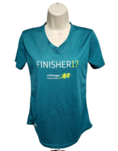 2017 JP Morgan Corporate Challenge Finisher Womens Small Green Jersey - £14.01 GBP