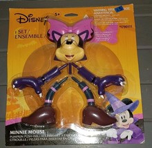 Disney Minnie Mouse witch pumpkin push ins Halloween New - $9.99
