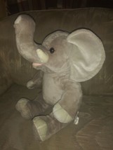 Build A Bear Workshop Elephant Plush 14&quot; Gray Stuffed Animal Ages 3+ Sur... - $25.73