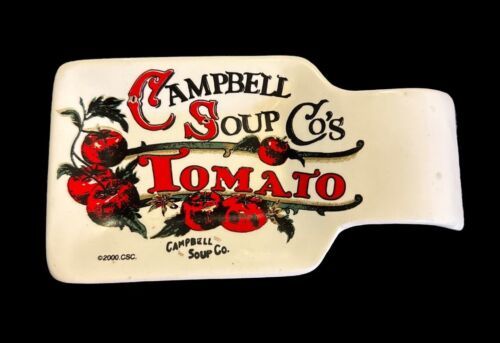 Primary image for Campbells Soup SPOON REST Tomato Soup VINTAGE 2000 Collectible Advertising