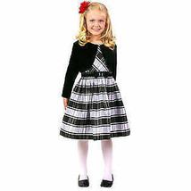 Jona Michelle Girls Plaid Dress With Jacket, Size 4T - £16.93 GBP