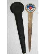 Vintage RAILWAY EXPRESS AGENCY Priority Air Express Metal LETTER OPENER ... - $222.26