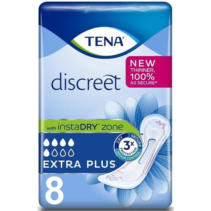 TENA Lady Discreet Extra Plus Incontinence Pads - 3 Packs of 8 - $17.56