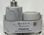 Modern Decor Marble Bathroom Accessories Set 3 Pcs Lotion Soap Dispenser... - $30.00