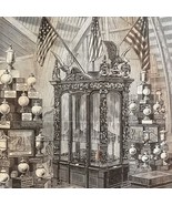 Kingsford Exhibit 1876 Worlds Fair Centennial Expo Victorian Woodcut DWAA3A - $69.99