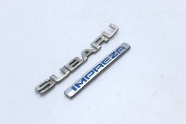 2005 SUBARU IMPREZA SUBARU IMPREZA REAR TRUNK EMBLEM LETTERS U0394 image 3