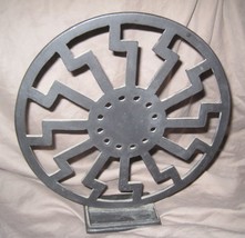 Handmade Sonnenrad Sun Wheel Art Occult Symbol Metal Blacksun Black Sun Altar - £400.64 GBP