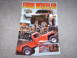 Vintage 1992 Four Wheeler Magazine Mini Poster Advertising Booklet 32 Years Old - £31.22 GBP