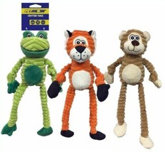 Petsport Critter Stuffed Tug Dog Pull Toy Styles Long Arms &amp; Legs for Do... - £11.71 GBP