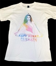 Katy Perry Prismatic World Tour 2014 White Graphic Concert T-Shirt Adult Small image 2