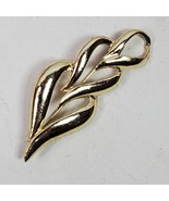 Vintage Tiered Hearts Brooch Pin 2.75 Inch Gold Tone - $7.00