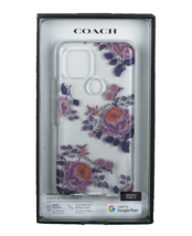 New Genuine Coach Protective Case For Google Pixel 5 Moody Floral Clear - £7.76 GBP
