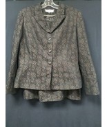 Tahari A Levine Brown Black Floral Skirt Blazer Suit Size 16 Women&#39;s New... - €80,52 EUR