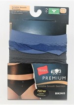 Hanes Women&#39;s 2pk Premium Bikinis Invisible Smooth Seamless Sizes 5/S or... - $9.59