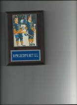 Wayne Gretzky &amp; Brett Hull Plaque St Louis Blues Hockey Nhl - £3.10 GBP