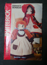 Vtg Craft Dolls w/Clothes Butterick Sewing Pattern BONNIE&#39;S BUNDLES -UNCUT - $10.00