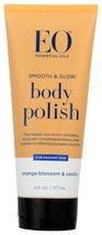 EO Smooth and Glow Body Polish, 6 Ounce (Pack of 1), Orange Blossom and Vanilla, - £20.29 GBP