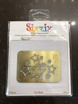 Stars and Swirls Embossing Folder SIZZIX - NEW, 38-9653 - $7.91