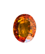 Sapphire Orange Natural Gemstone 20.00 Ct Loose Cut Flawless Ceylon Padp... - £11.44 GBP