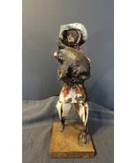 PIG RANCHER PEASANT COWBOY PAPER MACHE FIGURE STATUE MADE IN TABASCO MEX... - $618.03 MXN