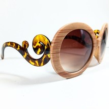 Just Cavalli Tortoise Brown/Bamboo Effect Swirl Gradient Sunglasses w/Case - $75.00