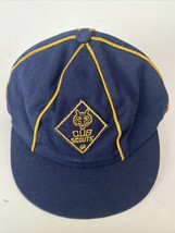 Vintage Cub Scout short brim fitted cap hat Boy Size 6 7/8 - £7.76 GBP