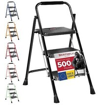 Bartnelli Pro Luxury Step Ladder | European Made 3 Step Foldable Step St... - $84.44