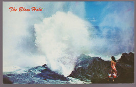 1960&#39;s Postcard THE BLOW HOLE Oahu Hawaii - Unposted - £2.33 GBP