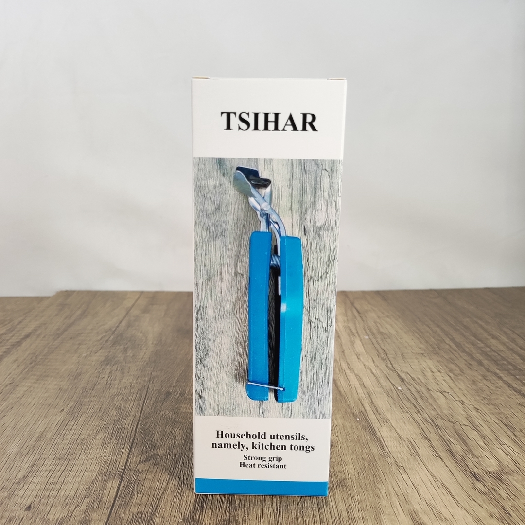 TSIHAR Creative Stainless Steel Bowl Clamp – Blue, Heat-Resistant and Er... - $3.88