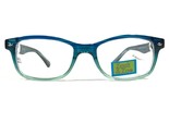 Enhance EN 3926 BLUE FADE Kids Eyeglasses Frames Green Square Full Rim 4... - $22.98