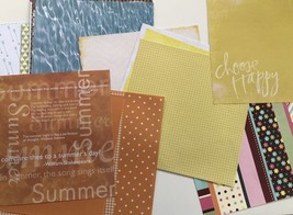 Scrapbooking Paper Lots of 50 Sheets 12x12 Inch Set #5 - Various Sheets - £11.24 GBP