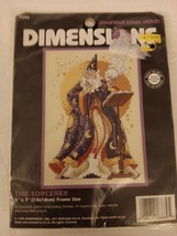 Dimensions 6689 Counted Cross Stitch Kit The Sorcerer 5&quot; X 7&quot; Vintage Ki... - $24.99