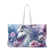 Personalised/Non-Personalised Weekender Bag, Unicorn, Large Weekender Bag, awd-4 - £38.74 GBP