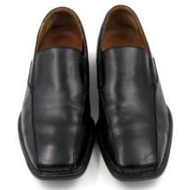 Rockport Men&#39;s Black Leather Loafers Shoes 10M Slip On EXCELLENT - $331.23 MXN