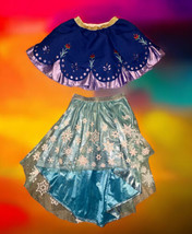 Disney Frozen Elsa &amp; Anna Skirt Halloween Dress Up Costume Child SIZE Small - £14.86 GBP