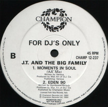 J.T. And The Big Family ‎Moments In Soul 12&quot; Vinyl Nm Uk Import Promo CHAMP12237 - £34.07 GBP